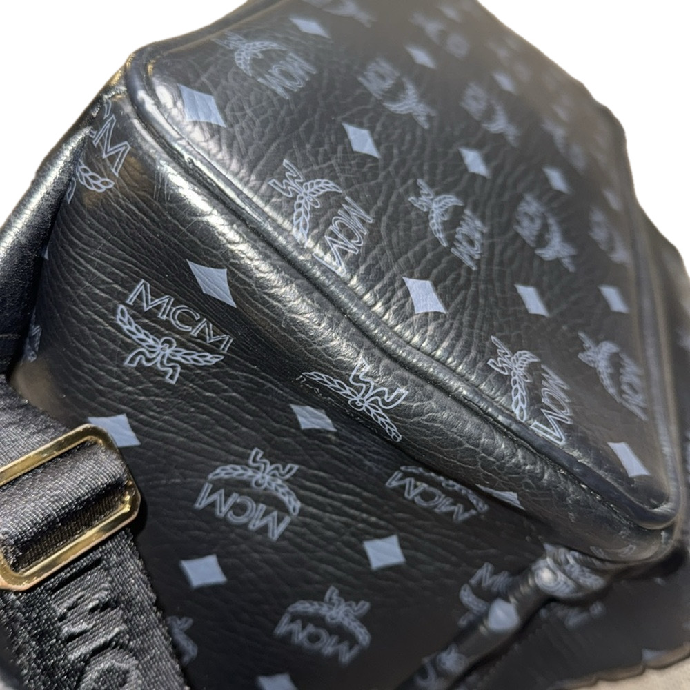 MCM Black Studded Backpack - Picture 6 of 9